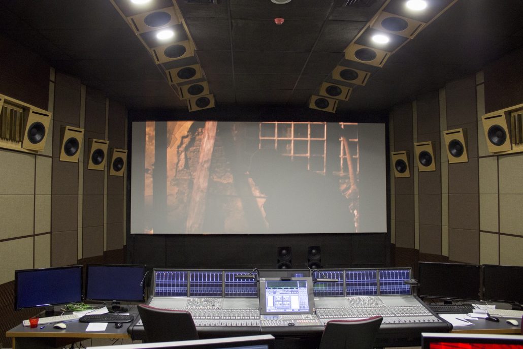 Dolby Atmos Mixing and Colour Grading Stage
